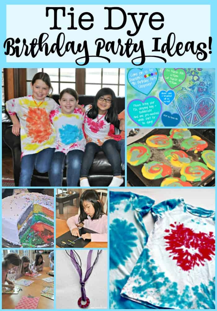 Birthday Party Ideas For 9 Year Old Daughter
 Tie Dye Birthday Party Ideas Mom 6