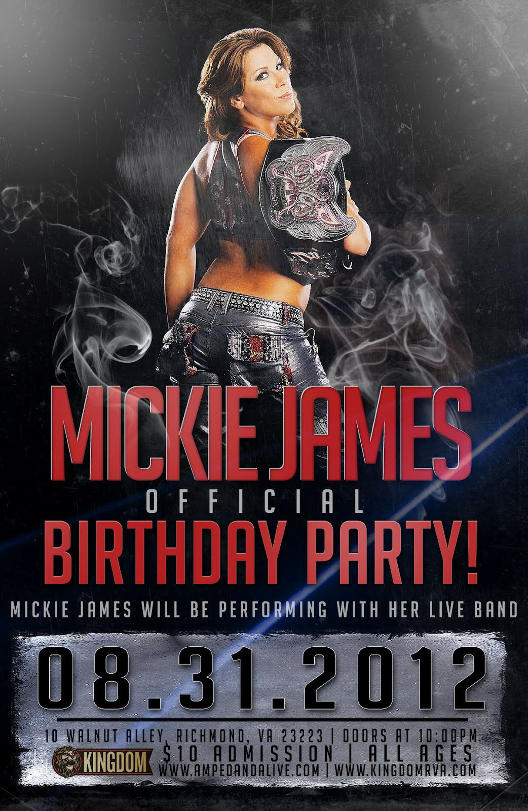 Birthday Party Richmond Va
 Wrestling News Center Mickie James Birthday Party In
