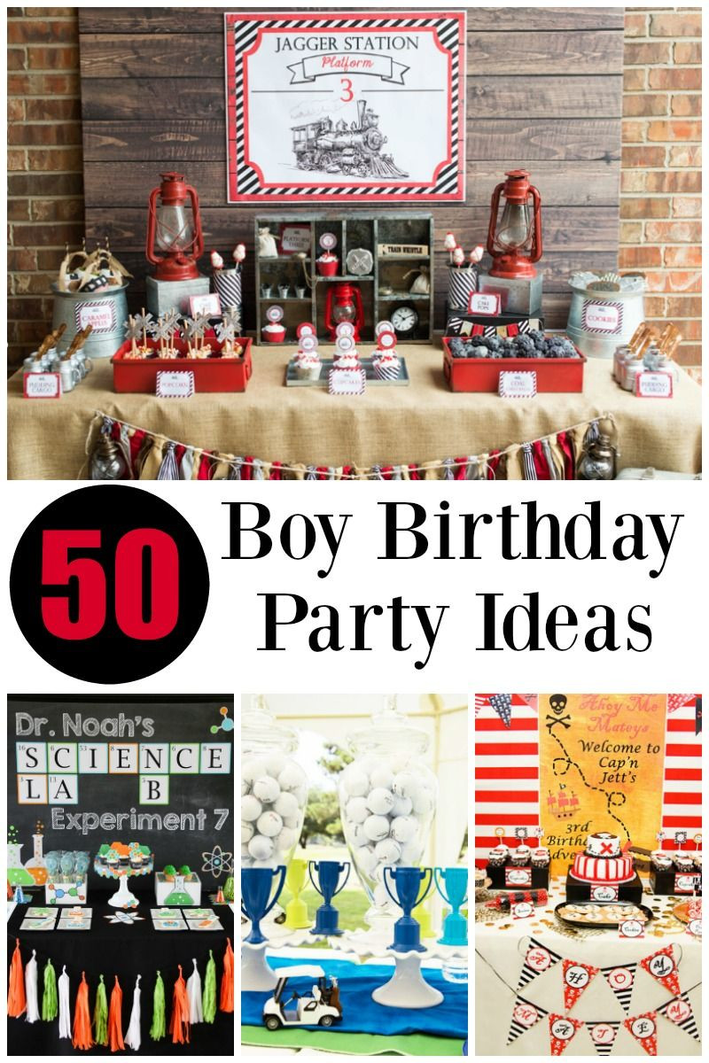 Birthday Party Supplies For Boys
 50 of the BEST Boy Birthday Party Ideas