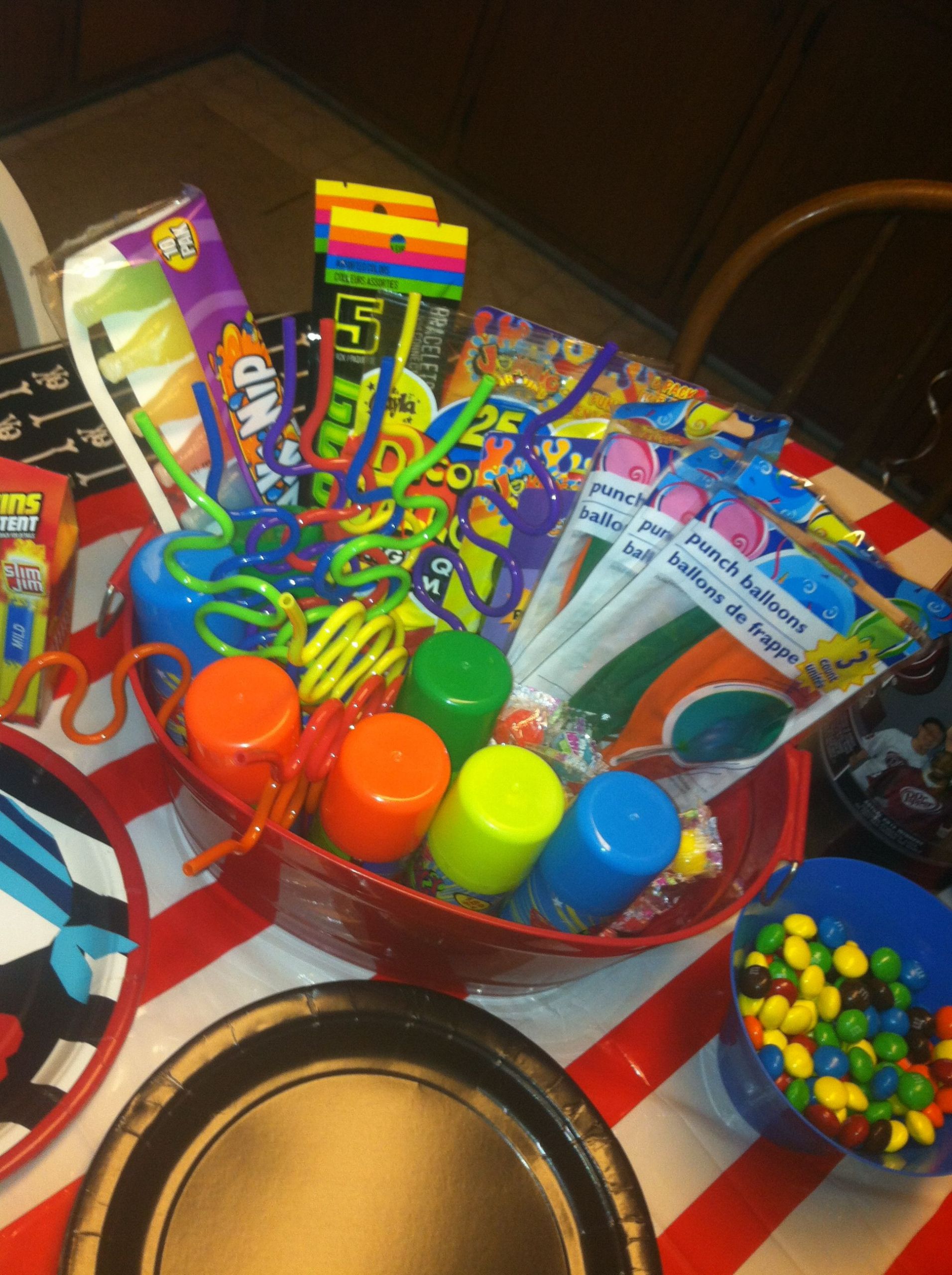 Birthday Party Supplies For Boys
 Boys sleepover birthday party Instead of t bags I