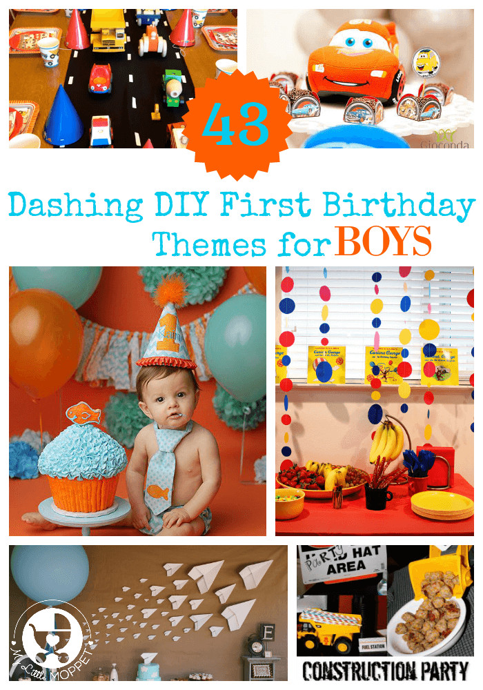 Birthday Party Supplies For Boys
 43 Dashing DIY Boy First Birthday Themes