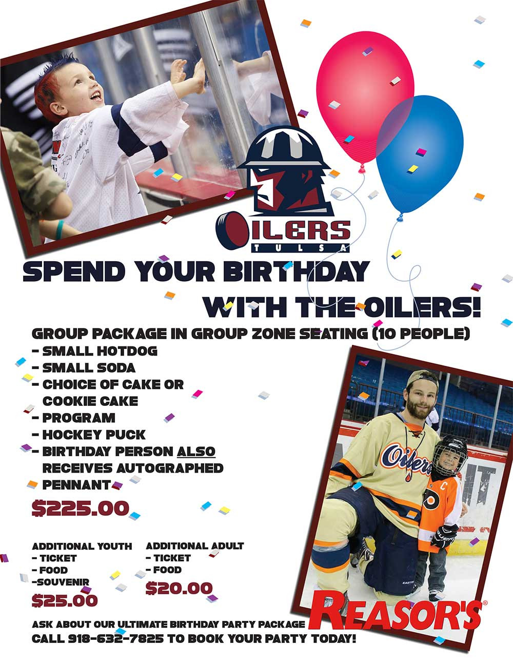 Birthday Party Tulsa
 Birthday Parties Tulsa Oilers Hockey