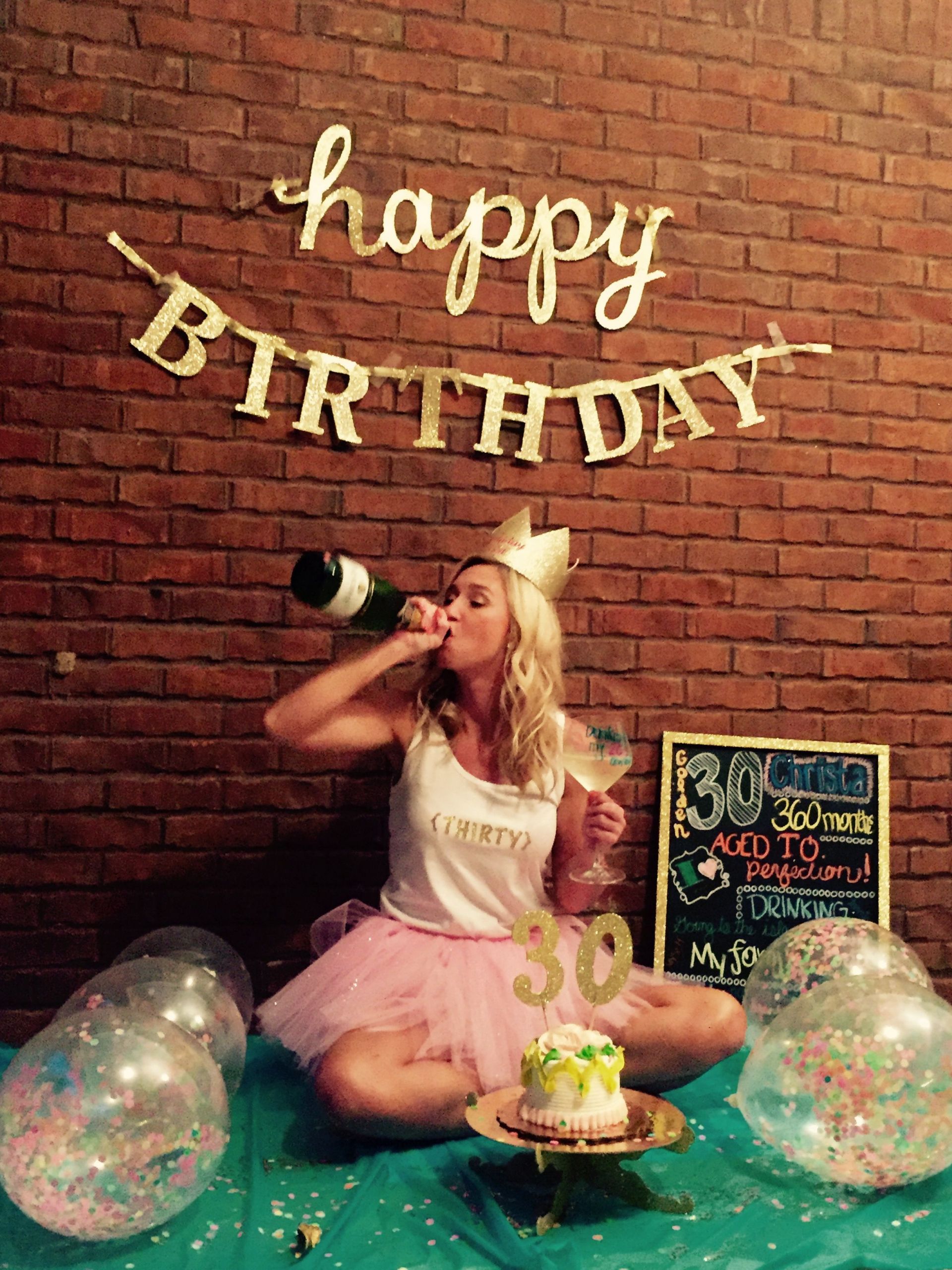 Birthday Photo Shoot Ideas Adults
 30th Birthday smash cake and booze photo shoot Drinking