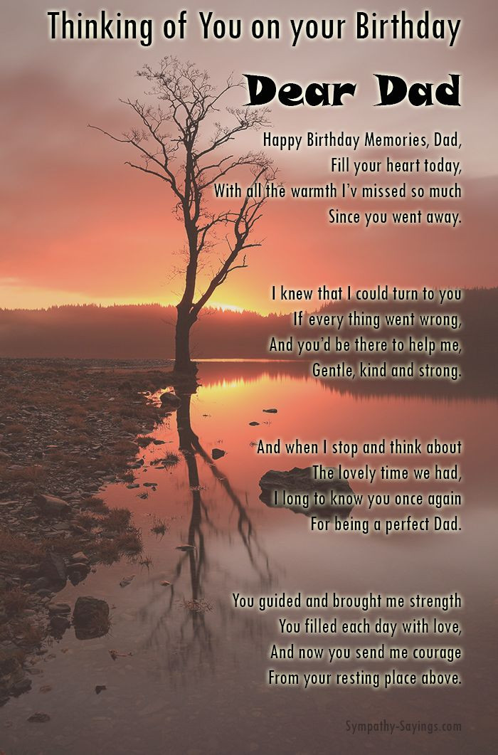 Birthday Quotes For Dad In Heaven
 Thinking of Dad on His Birthday in Heaven