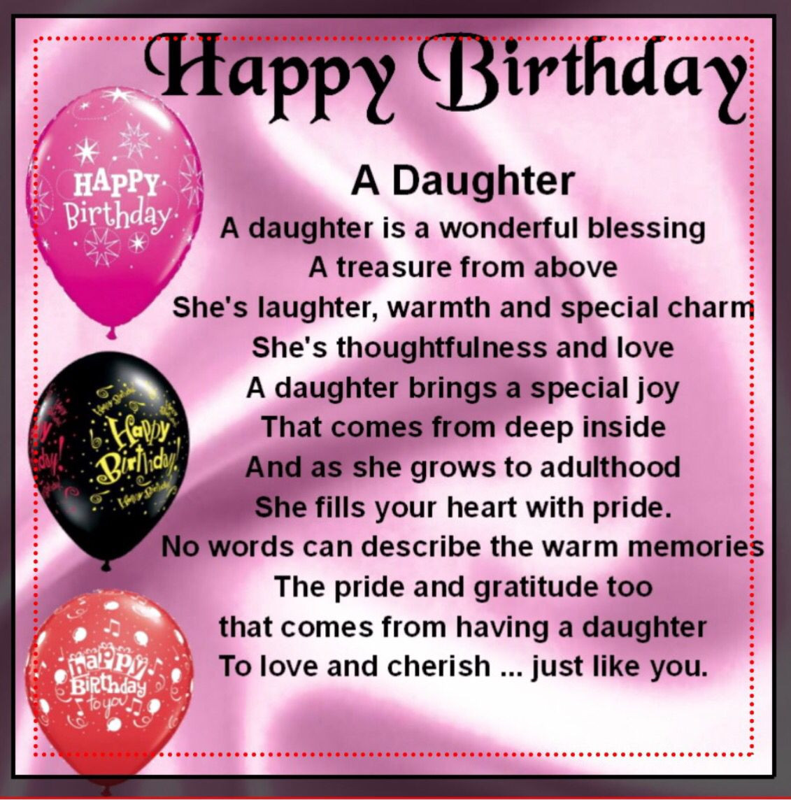 Birthday Quotes For My Daughter
 Happy Birthday daughter … Cute