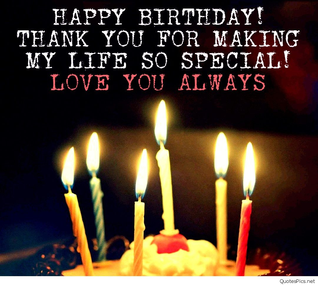 Birthday Quotes For My Love
 Happy birthday love cards messages and sayings