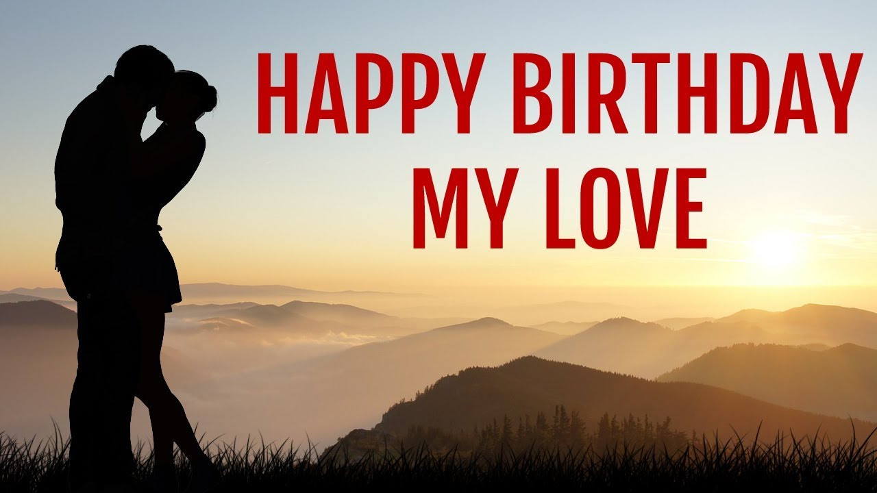Birthday Quotes For My Love
 Birthday Wishes for Husband lover BF for him Happy