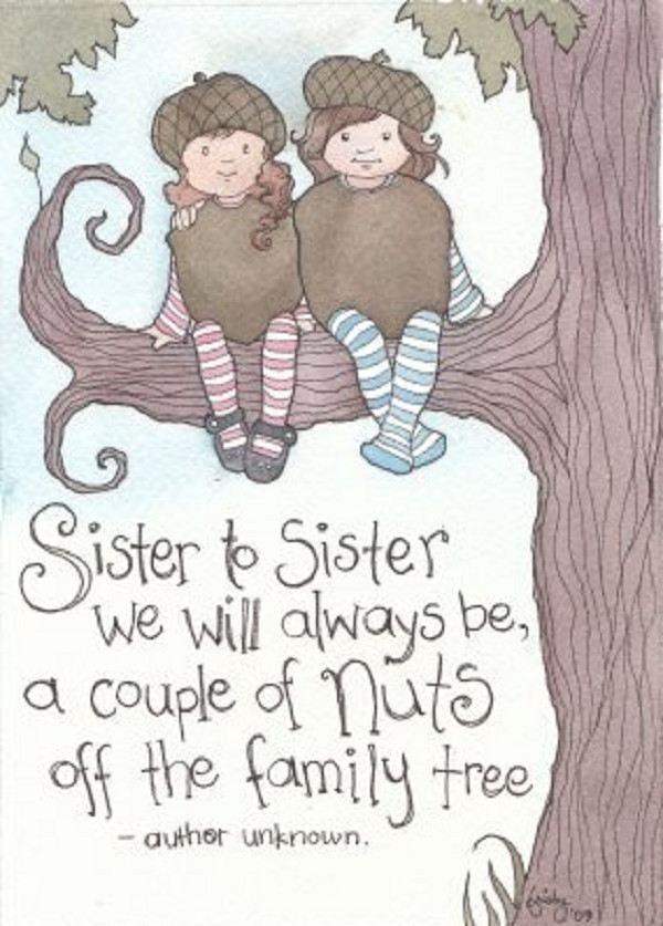 Birthday Quotes For Sister Funny
 Funny Quotes About Little Sisters QuotesGram
