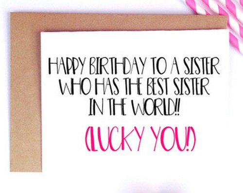 Birthday Quotes For Sister Funny
 Happy Birthday Crazy Sister Wishes