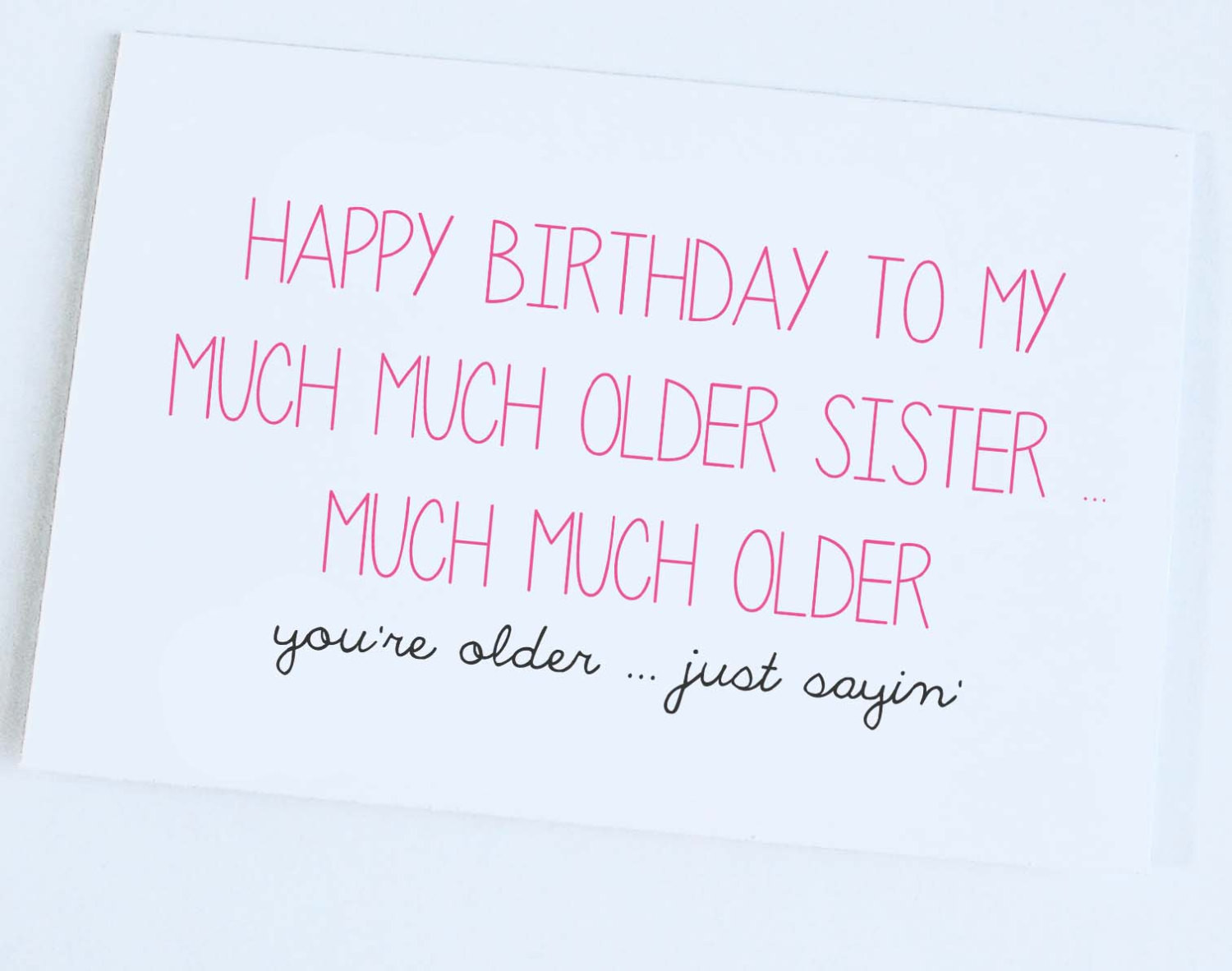 Birthday Quotes For Sister Funny
 Older Sister Quotes Funny QuotesGram