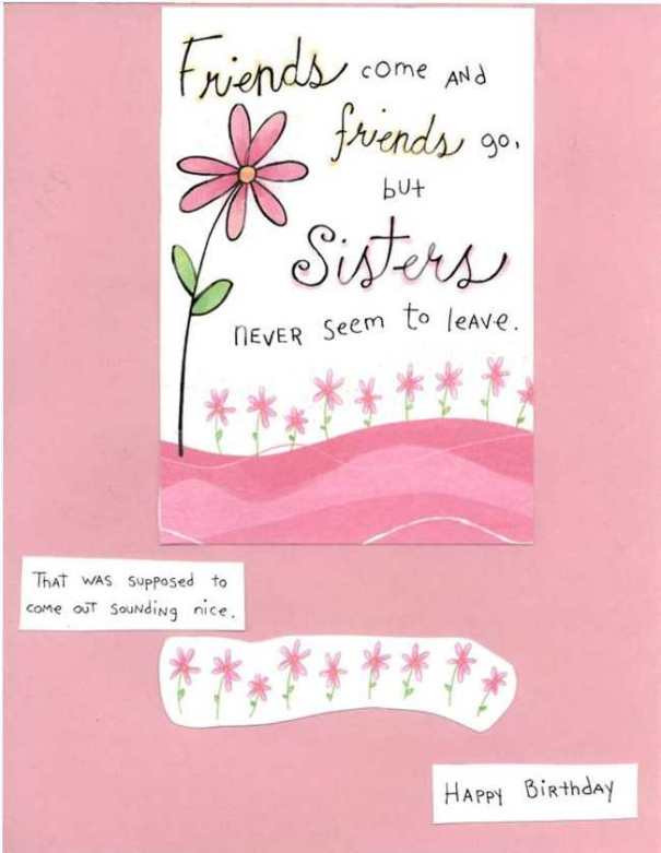 Birthday Quotes For Sister Funny
 Happy Birthday Sister Quotes QuotesGram