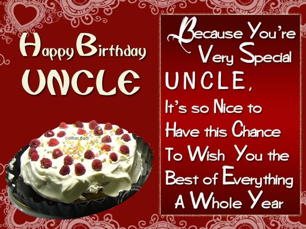 Birthday Quotes For Uncle
 50 Most Beautiful Birthday Wishes For Uncle – Best