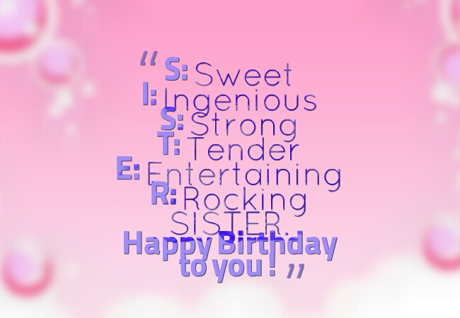 Birthday Quotes For Younger Sister
 Birthday Quotes for younger Sister 4 – Funpro