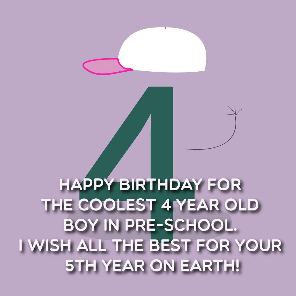 Birthday Wishes For 4 Year Old
 Happy 4th birthday wishes for a boy or a girl – Top Happy