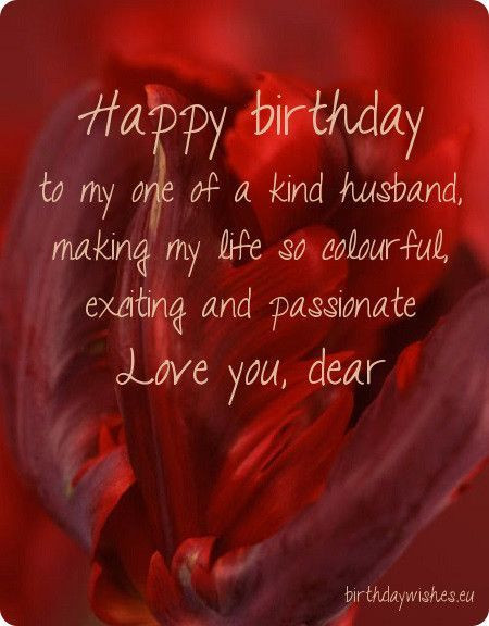 Birthday Wishes For A Husband
 42 best Happy Birthday images on Pinterest