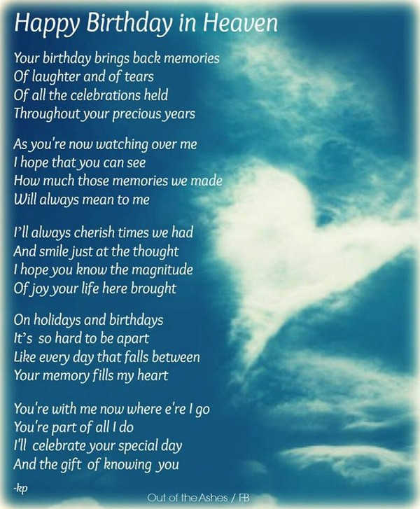 Birthday Wishes For Dad In Heaven
 72 Beautiful Happy Birthday in Heaven Wishes My Happy
