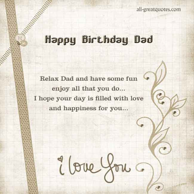 Birthday Wishes For Dad In Heaven
 HAPPY BIRTHDAY DAD IN HEAVEN QUOTES FOR FACEBOOK image