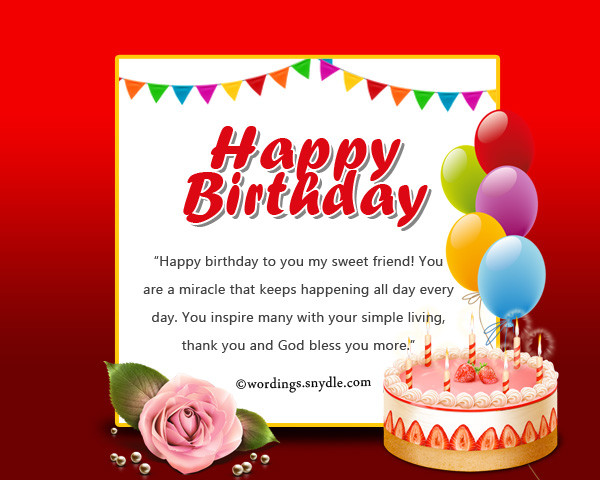 Birthday Wishes For Friend On Facebook
 Birthday Messages for Friends on – Wordings and