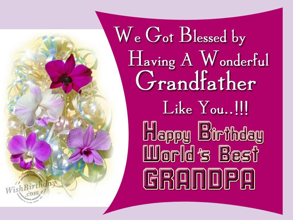 Birthday Wishes For Grandpa
 Happy Birthday World s Best Grandpa s and