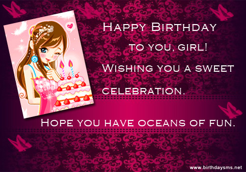 Birthday Wishes For Teenage Girl
 Happy Birthday Teenage Girl Quotes QuotesGram