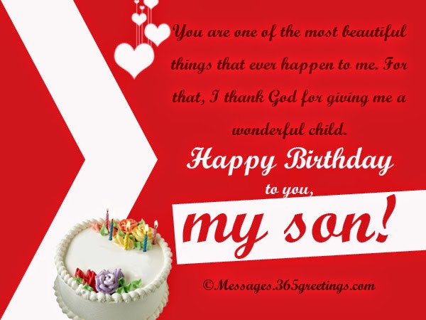 Birthday Wishes From Mom To Son
 All wishes message Greeting card and Tex Message