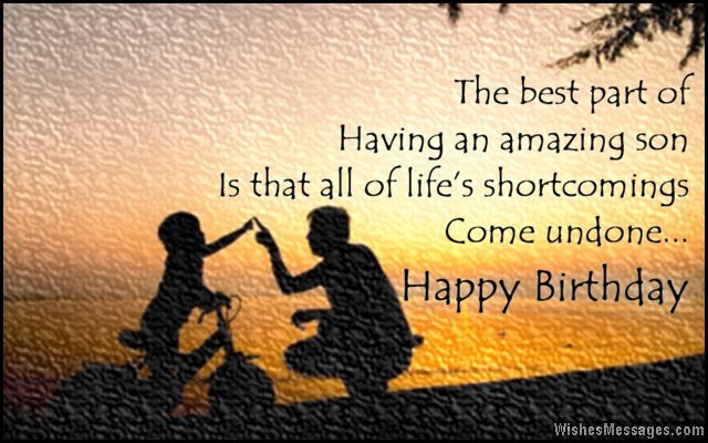 Birthday Wishes From Mom To Son
 Happy Birthday Daddy From Son Quotes QuotesGram