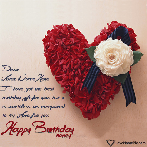 Birthday Wishes Lover
 Birthday Wishes Quotes For Lovers Name Generator