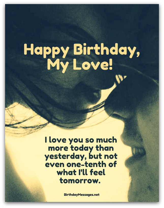 Birthday Wishes Lover
 Romantic Birthday Wishes Birthday Messages for Lovers