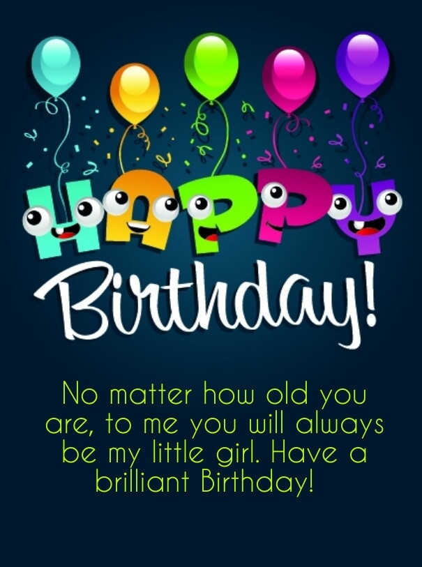 Birthday Wishes To A Daughter
 Happy Birthday Quotes for Daughter with
