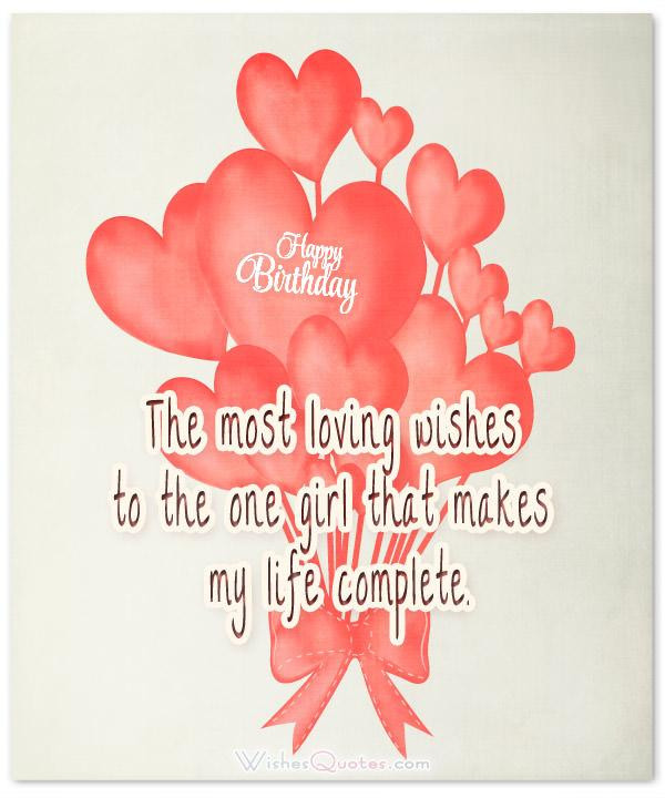 Birthday Wishes To Girlfriend
 Heartfelt Birthday Wishes for your Girlfriend