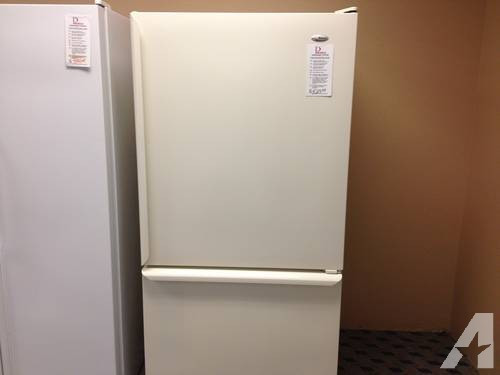 Bisque Refrigerator Bottom Freezer
 Amana 27 cubic foot Bisque Bottom Mount Refrigerator
