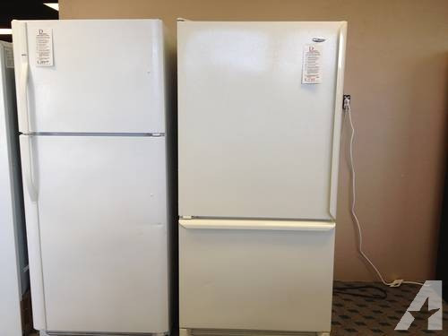 Bisque Refrigerator Bottom Freezer
 Amana Bisque 21 CF Bottom Freezer Refrigerator USED for