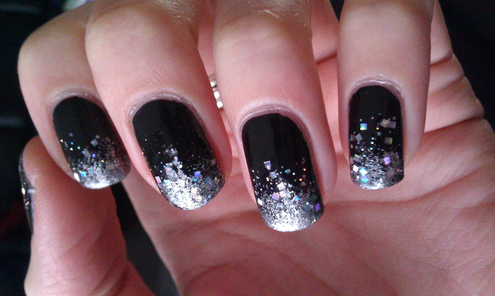 Black And Glitter Nail Designs
 CRYSTAL CASTLE UK Beauty and Lifestyle Blog Black