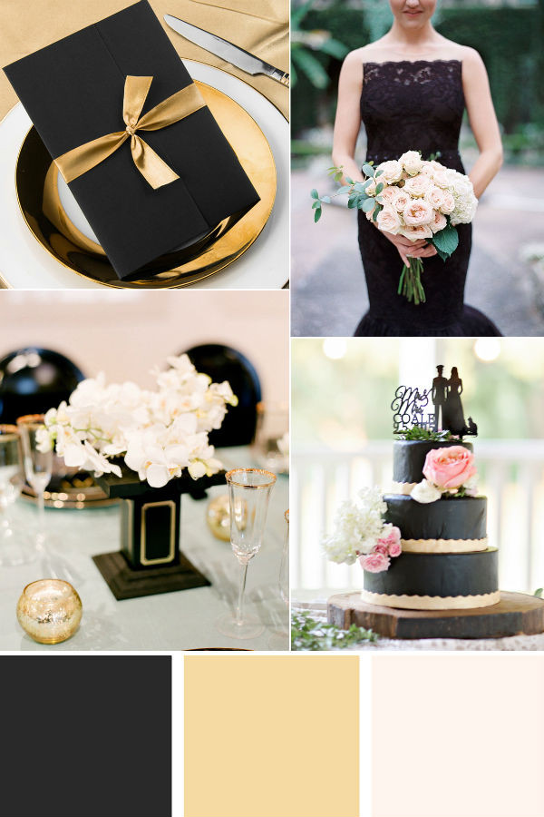 Black And Gold Wedding Theme
 29 Luxurious Black And Gold Wedding Ideas