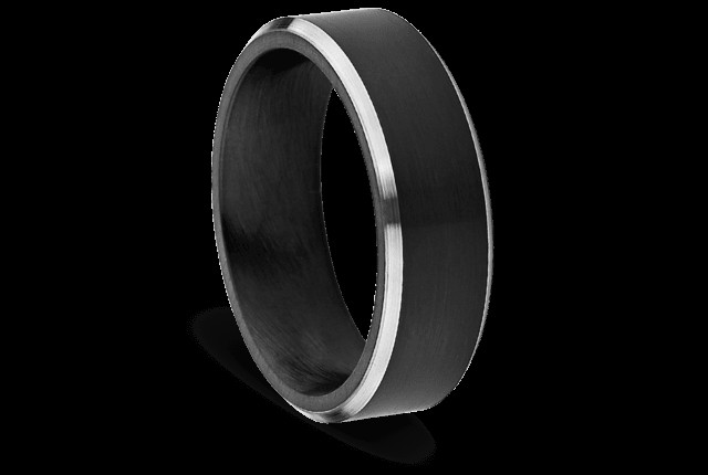 Black Cobalt Wedding Bands
 Men s Black Cobalt Chrome Wedding Ring in Cobalt