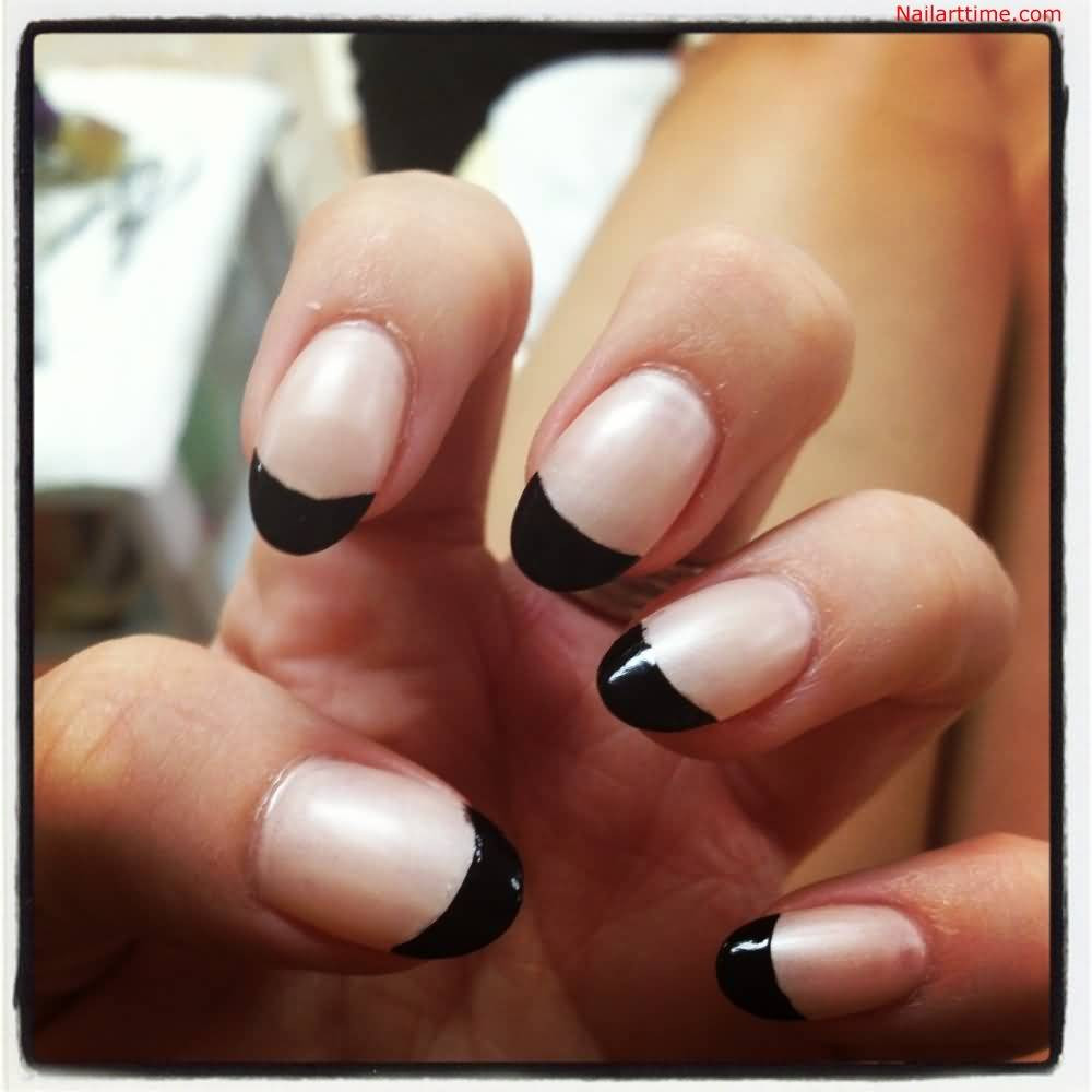Black French Tip Nail Designs
 50 Latest French Tip Nail Art Designs