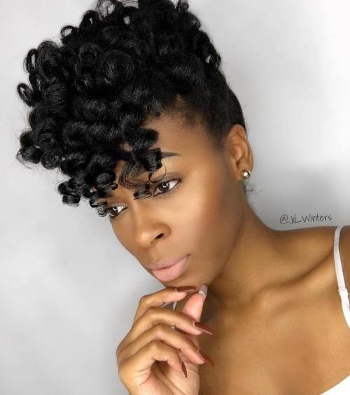 Black Girl Pin Up Hairstyles
 50 Updo Hairstyles for Black Women Ranging from Elegant to