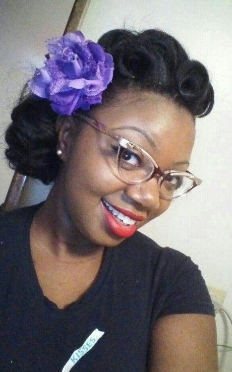 Black Girl Pin Up Hairstyles
 87 best Pin Up Rockabilly images on Pinterest