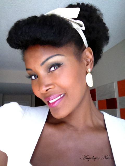 Black Girl Pin Up Hairstyles
 Angelique Natural Hair Style Icon