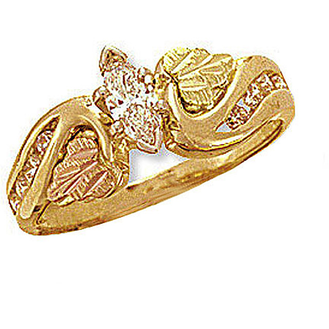 Black Hills Gold Rings With Diamonds
 Landstroms Black Hills Gold Engagement Ring