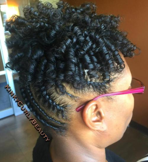 Black Updo Hairstyles With Twists
 50 Updo Hairstyles for Black Women Ranging from Elegant to