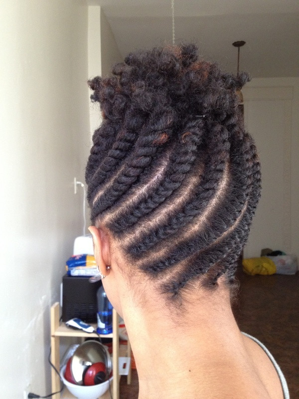 Black Updo Hairstyles With Twists
 Flat Twist Updo Hairstyles For Black Women