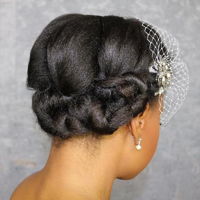 Black Updo Wedding Hairstyles
 50 Superb Black Wedding Hairstyles