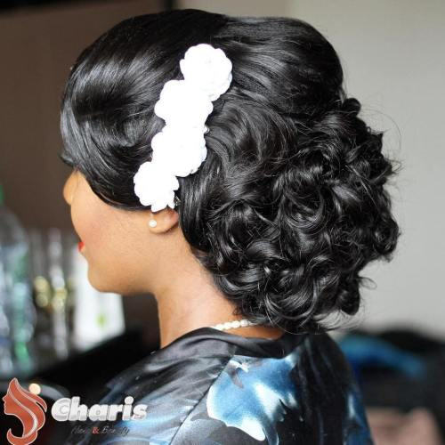 Black Updo Wedding Hairstyles
 50 Superb Black Wedding Hairstyles