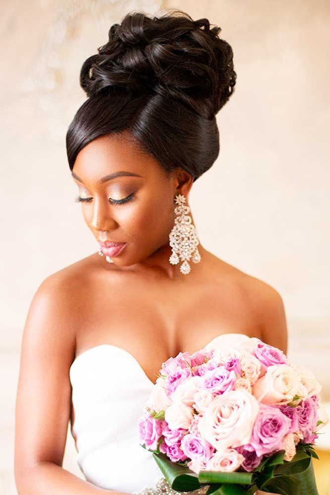 Black Updo Wedding Hairstyles
 42 Black Women Wedding Hairstyles
