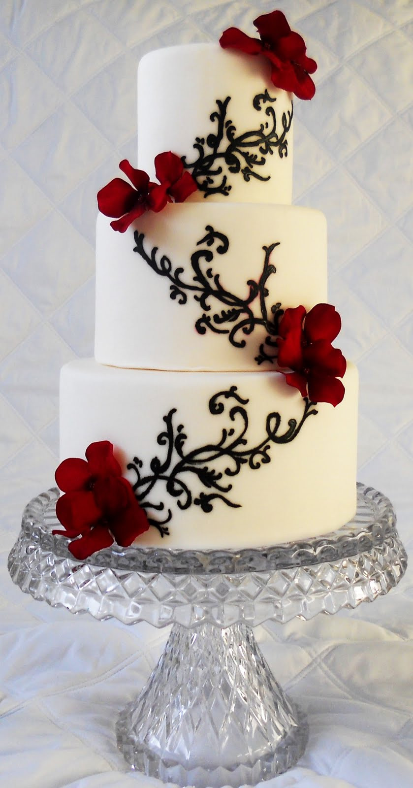 Black White And Red Wedding Cakes
 Memorable Wedding Find the Best Red Black and White