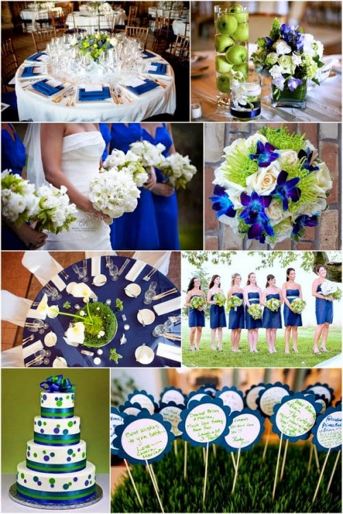 Blue And Green Wedding Colors
 Green And Blue Wedding Theme Flowers refreshrose
