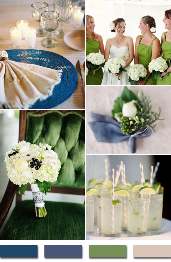 Blue And Green Wedding Colors
 Top 10 Wedding Color Scheme Ideas 2016 Wedding Trends Part