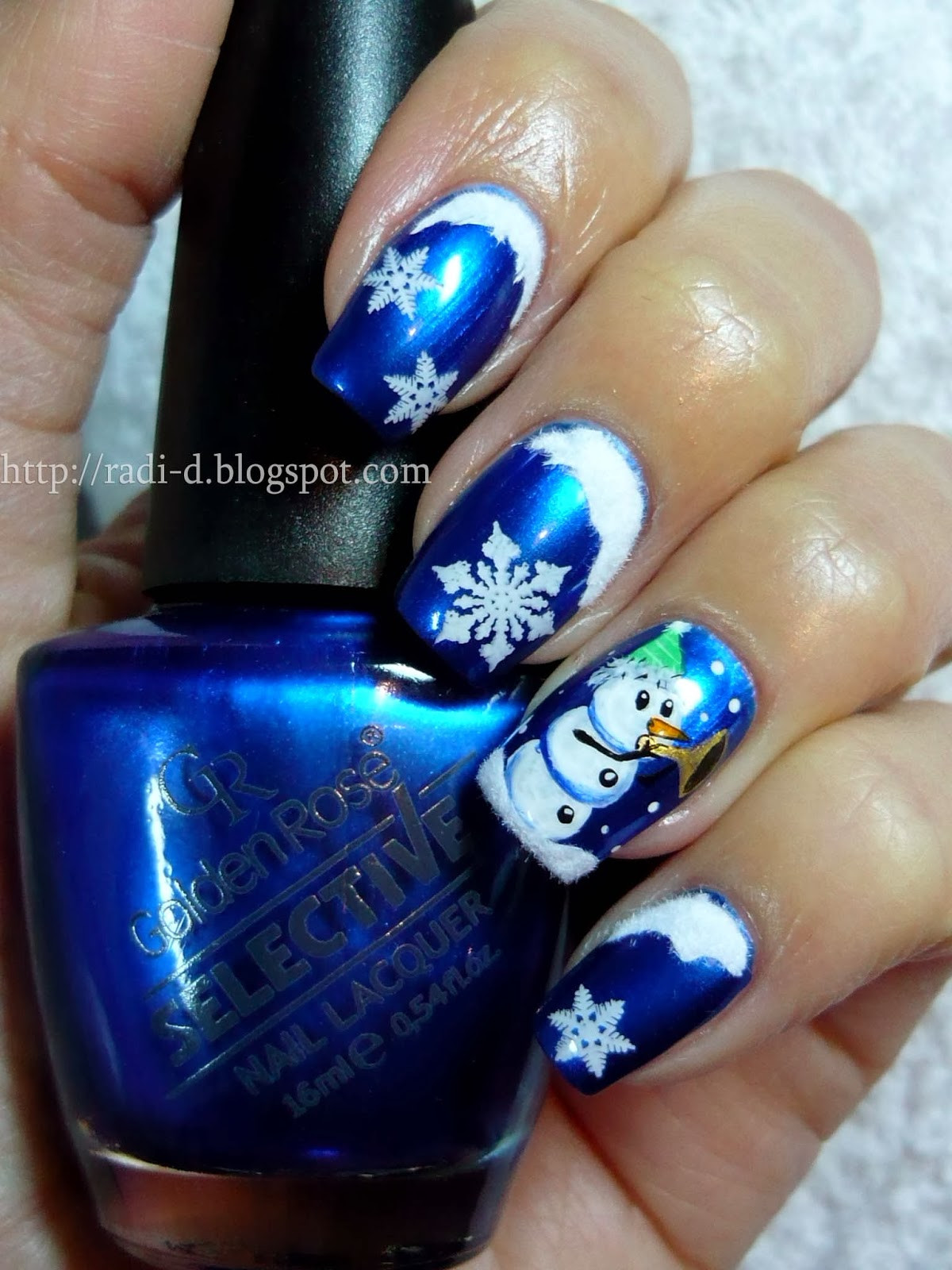 Blue Christmas Nail Designs
 It s all about nails Blue Magic Winter