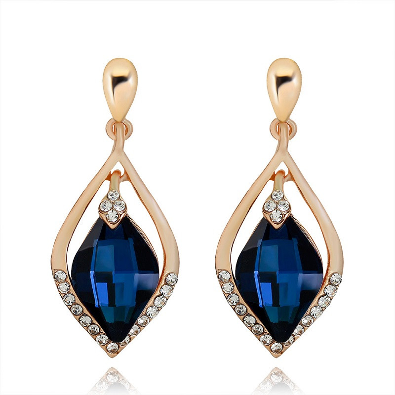 Blue Drop Earrings
 Aliexpress Buy Fashion Creative Water Drop Shape